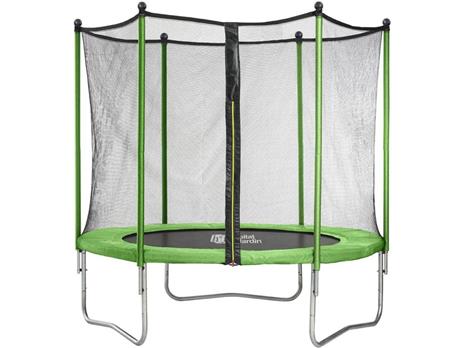 Trampolino tappeto elastico YOOPI - Ø2.44 m - con rete, scala e telone - 2