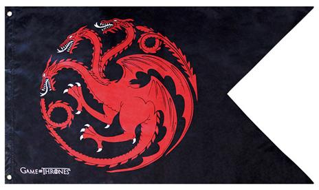 Bandiera Game of Thrones. Targaryen