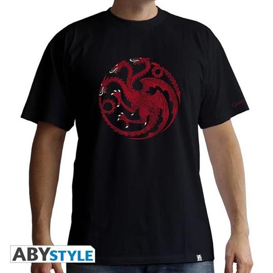 Game Of Thrones. T-shirt Targaryen Man Ss Black. Basic Extra Large - 2