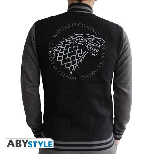 Game Of Thrones. Jacket. Stark Man Black/Dark Grey Extra Large - 2