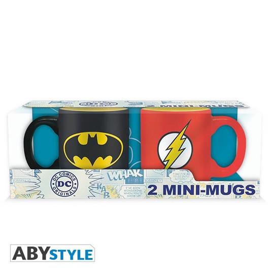 Set 2 Mini Tazze DC - Batman & Flash