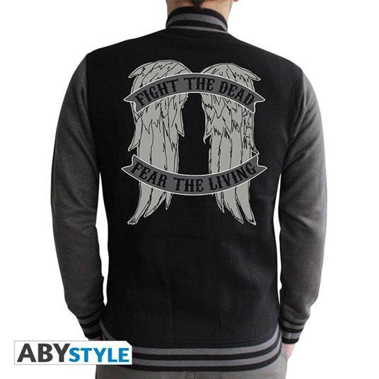 The Walking Dead. Jacket. Angel Wings Homme Black/Drk Gry Large