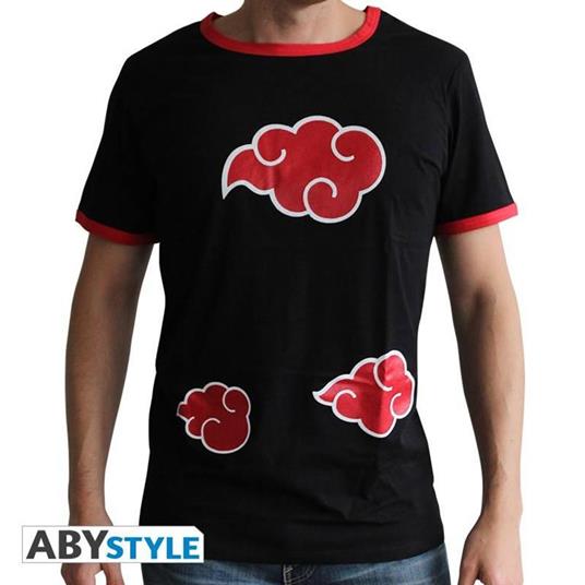 Naruto Shippuden. T-shirt Akatsuki Man Ss Black. Premium Double Xl - 2