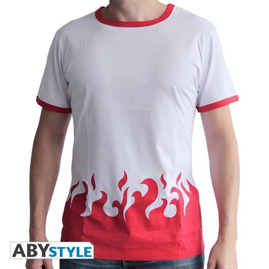 Naruto Shippuden. T-shirt 4Th Hokage Man Ss White. Premium Double Xl