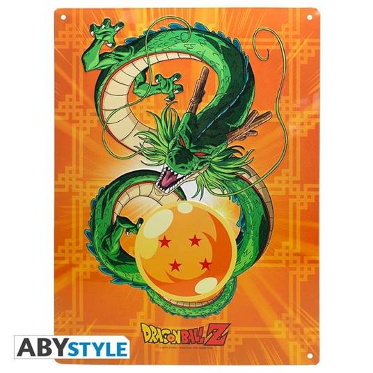 Dragon Ball. Metal Plate Shenron (28X38) With Hook