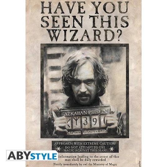 Poster Harry Potter Wanted Sirius Black - 2