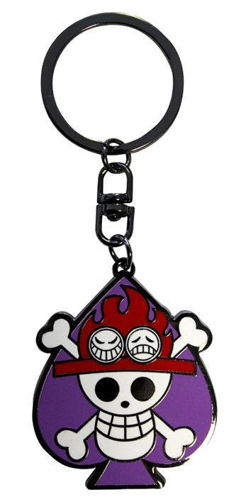 Portachiavi One Piece. Skull Ace