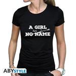 Game Of Thrones. T-shirt A Girl Has No Name Woman Ss Black. Basic Large