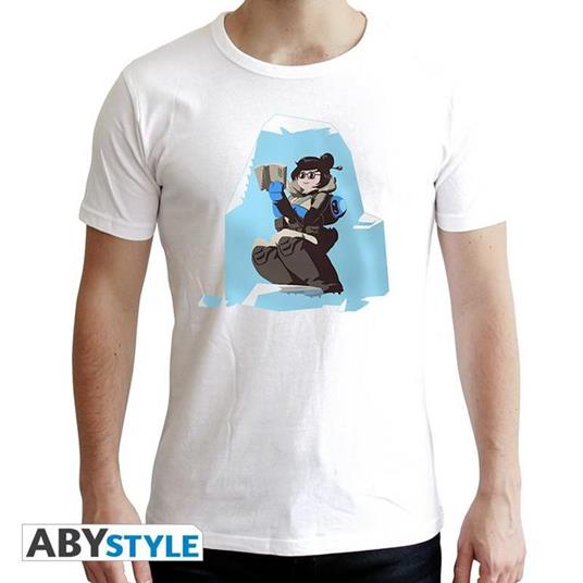 Overwatch. T-shirt Mei Man Ss White. New Fit Large - 2