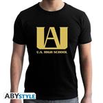 My Hero Academia. T-shirt U.A Man Ss Black. New Fit Extra Large