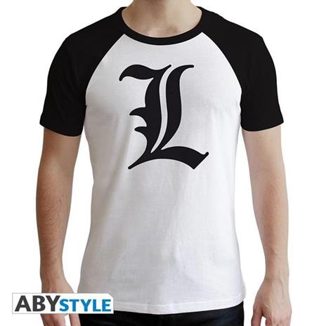 Death Note. T-shirt L Symbol Man Ss White. Premium Small - 2