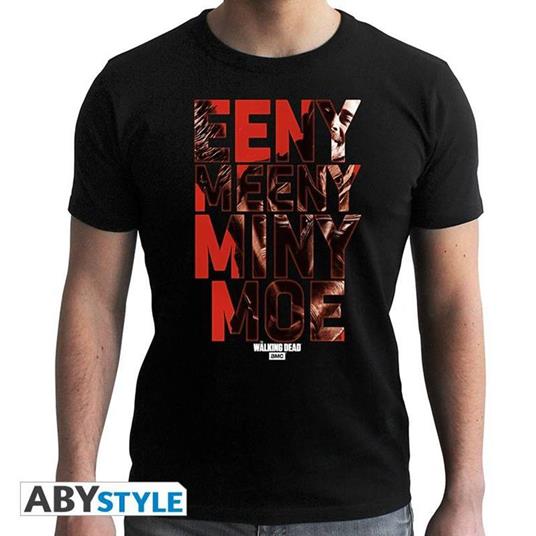 The Walking Dead. T-shirt Eeny Meeny Man Ss Black. Basic Medium - ABY Style  - Idee regalo | IBS