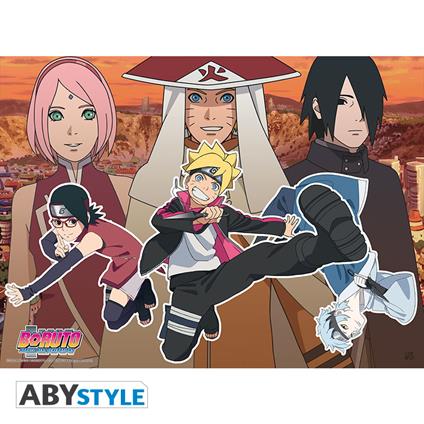 Boruto - Poster "new Team 7" (52x38)