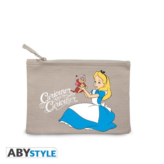 Disney. Cosmetic Case. "Alice Curiouser". Grey