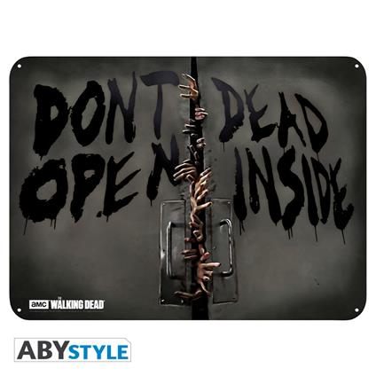 The Walking Dead. Metal Plate "Zombies" (28X38)