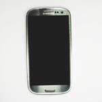 Schermo LCD Touch Screen per Samsung Galaxy S3 I9300 - Originale & completo con Frame - Grigio