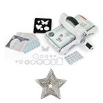 Macchina Sizzix Big Shot + Fustella di taglio 8 stelle grandi a 5 punte