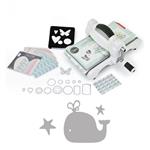 Macchina Sizzix Big Shot + Fustellatura e goffratura Balena