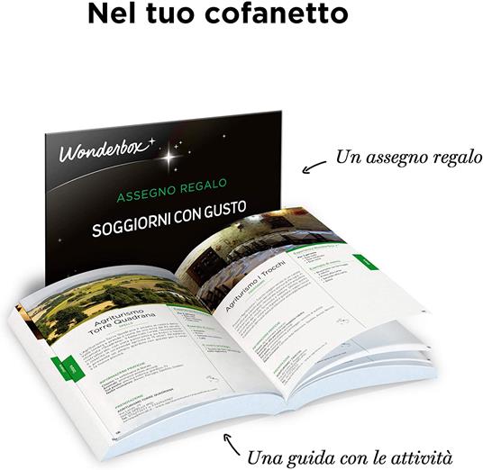 Cofanetto Soggiorno Da Assaporare. Wonderbox - Wonderbox Italia - Idee  regalo | IBS