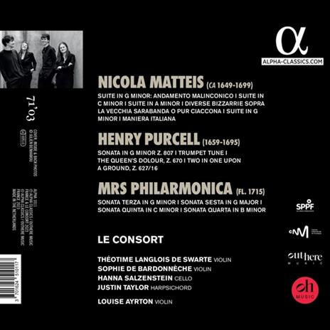 Philarmonica - CD Audio di Le Consort - 2