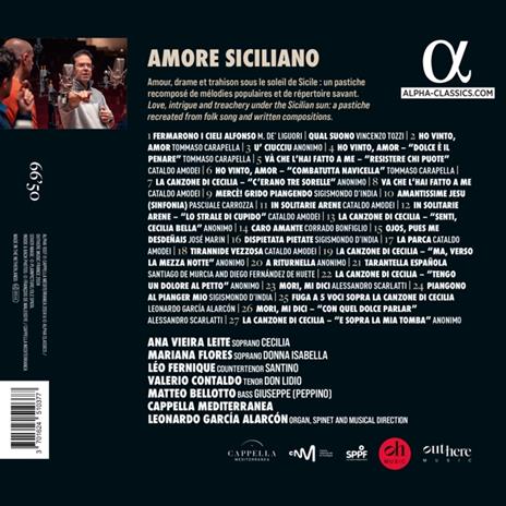 Amore Siciliano - CD Audio di Cappella Mediterranea - 2