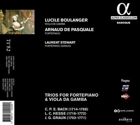 Trii per fortepiano e viola da gamba - CD Audio di Lucile Boulanger - 2