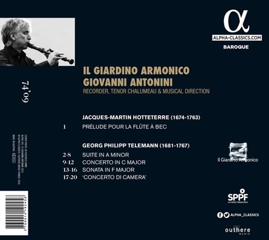 Telemann - CD Audio di Georg Philipp Telemann,Giardino Armonico - 3
