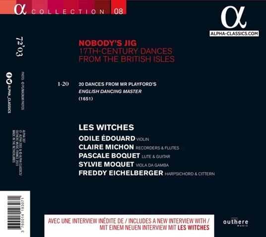 Nobody's Jig - CD Audio di Les Witches - 2