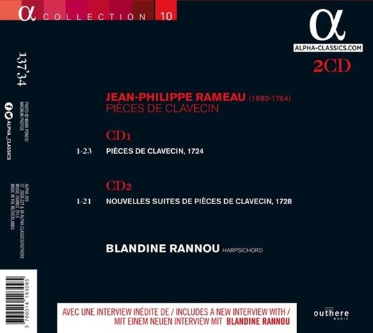 Harpsichord Pieces - CD Audio di Jean-Philippe Rameau - 2