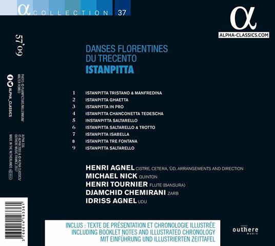 Istanpita. Danze fiorentine del trecento - CD Audio di Henri Agnel - 2