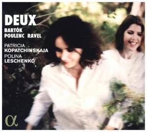 Deux - CD Audio di Francis Poulenc,Maurice Ravel,Bela Bartok,Polina Leschenko,Patricia Kopatchinskaja
