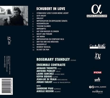 Schubert in Love - CD Audio di Franz Schubert,Rosemary Standley - 2