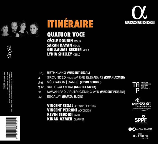 Itinerario - CD Audio di Quatuor Voce - 2