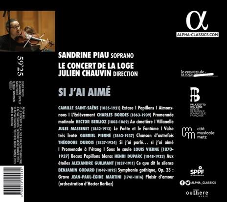 Si J'ai aimé - CD Audio di Sandrine Piau - 2