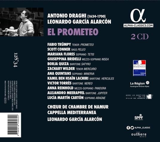 El Prometeo - CD Audio di Cappella Mediterranea,Leonardo Garcia Alcaron,Antonio Draghi - 2