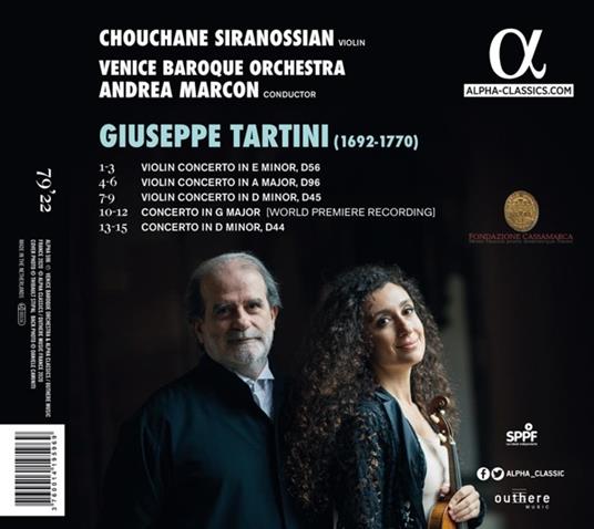 Concerti per violino - Giuseppe Tartini - CD | IBS