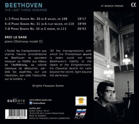 Sonate per pianoforte n.30, n.31, n.32 - CD Audio di Ludwig van Beethoven,Eric Le Sage - 2
