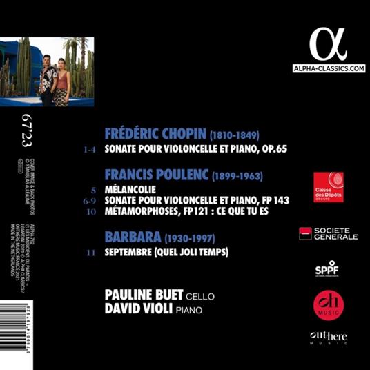 Bleu - CD Audio di Frederic Chopin,Francis Poulenc,I Giardini - 2