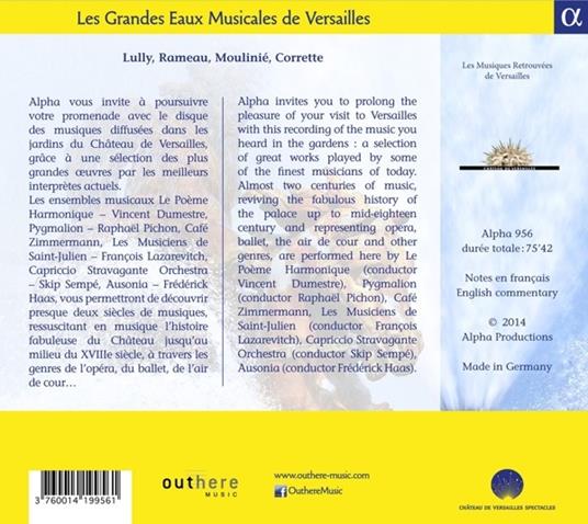 Les Grandes Eaux Musicale - CD Audio - 2