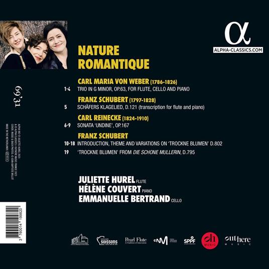 Nature Romantique - CD Audio di Franz Schubert,Juliette Hurel - 2