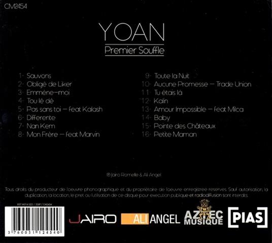 Premier Souffle - CD Audio di Yoan - 2
