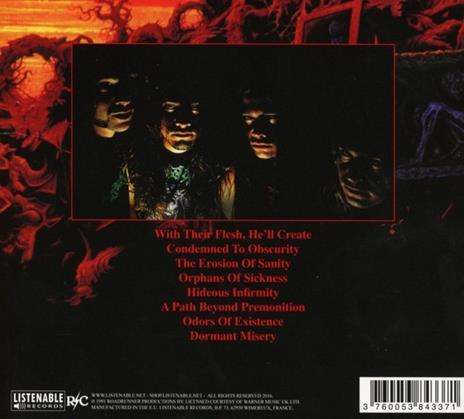 Erosion Of Sanity - CD Audio di Gorguts - 2