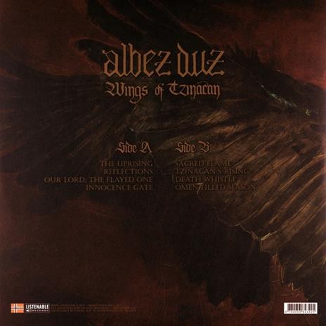 Wings of Tzinacan (+ Gatefold Sleeve) - Vinile LP di Albez Duz - 2