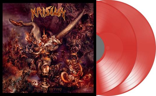 Forged In Fury (Transparent Red Vinyl) - Vinile LP di Krisiun