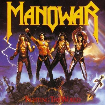 Fighting The World (Transaprent Blue Edition) - Vinile LP di Manowar