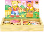 DRESS-UP PUZZLE BEAR-CUB FAMILY