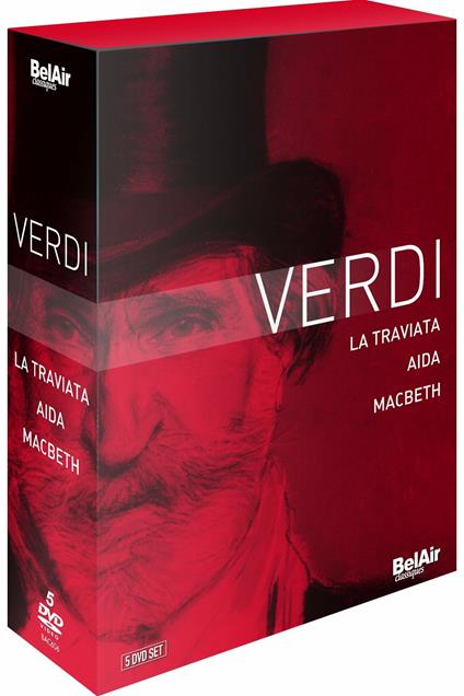 Verdi: Aida, Traviata & Macbeth (5 DVD) - DVD di Giuseppe Verdi