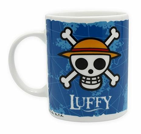 Tazza in Porcellana One Piece. Luffy & Emblem. Con Scatola - 2