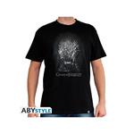 Game Of Thrones. T-shirt Iron Throne Man Ss Black. Basic Double Xl