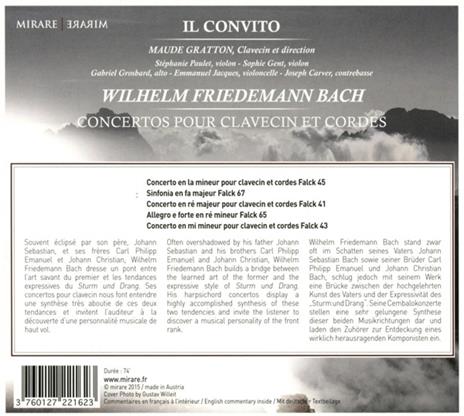 Concerti per clavicembalo - CD Audio di Wilhelm Friedemann Bach,Maude Gratton - 2